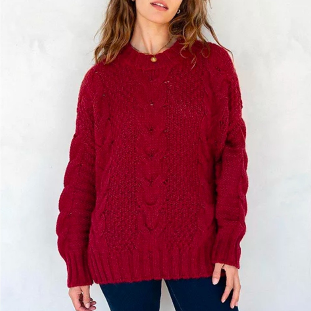 MerSea Topanga Cableknit Sweater